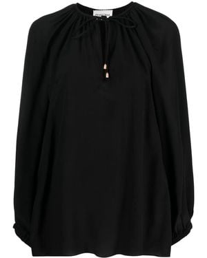 PHAEONIA Anita Long Sleeves Blouse - Black