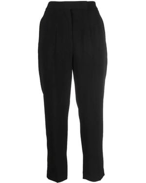 Blanca Vita Gerade Pratolina Cropped-Hose - Schwarz