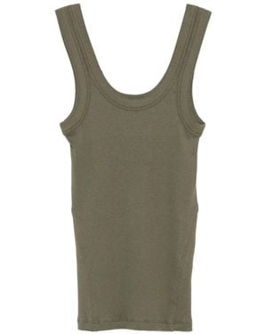 Rag & Bone Débardeur Costine Côtelé - Green