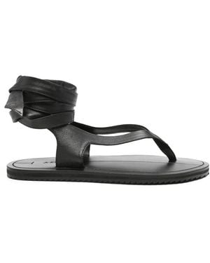 A.Emery Elmer Flat Sandals - Black