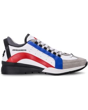 DSquared² ロゴパネル スニーカー - ブルー