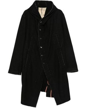 Masnada Cappotto Con Cappuccio - Nero