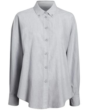 Proenza Schouler Caroline Hemd - Grau