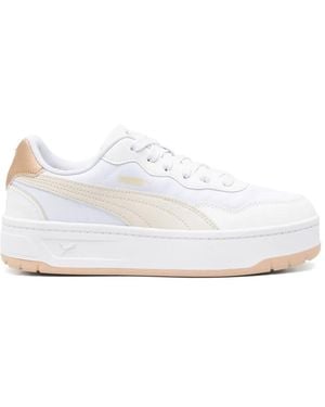 PUMA Court Trainers - White