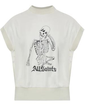 AllSaints T-Shirt Terra À Imprimé Graphique - Gray
