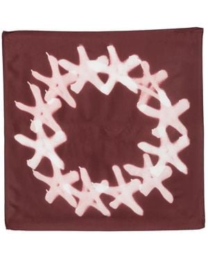 Etudes Studio Europa Bandana Mit Spray-Effekt - Rot