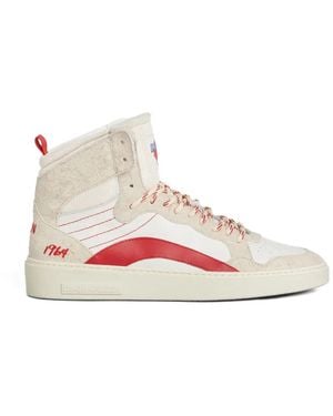 DSquared² High-Top Lace-Up Trainers - Pink