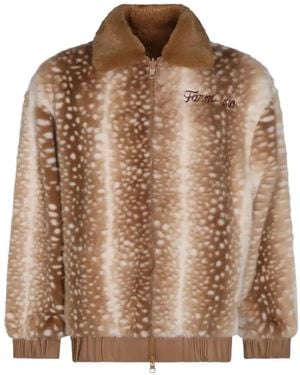 FARM Rio Embroidered Jacket - Brown