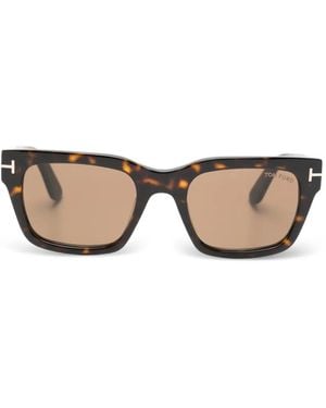 Tom Ford Andy-02 Square-Frame Sunglasses - Brown