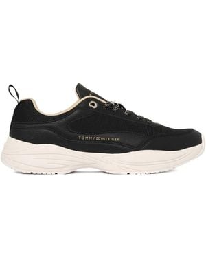 Tommy Hilfiger ロゴ スニーカー - ブラック