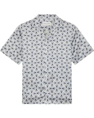 Frescobol Carioca Roberto Silk Shirt - Grey