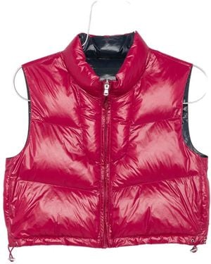 Patrizia Pepe Reversible Padded Vest - Pink