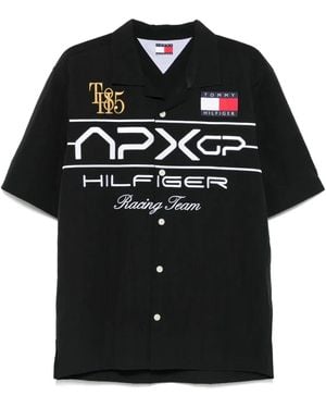 Tommy Hilfiger X Mercedes ショートスリーブ シャツ - ブラック