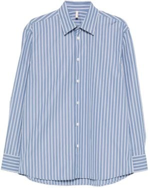 sunflower Striped Buttoned Shirt - Blue