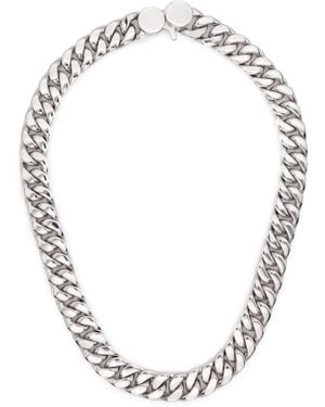 Tom Wood Curb Chain Necklace - White