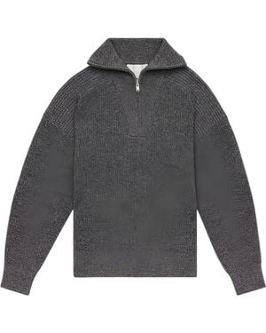 Isabel Marant ジップネック セーター - グレー