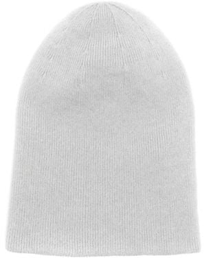 Boris Bidjan Saberi Ribbed-Knit Cashmere Beanie - White