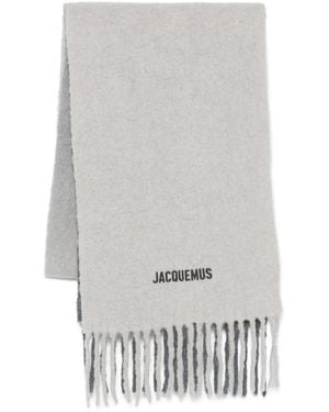 Jacquemus Moisson フリンジ スカーフ - グレー