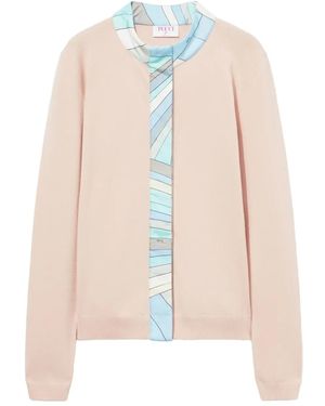 Emilio Pucci Cardigan Con Dettagli A Contrasto - Neutro