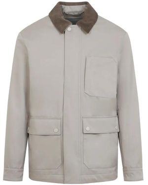 Canali Button Pocket Jacket - Gray