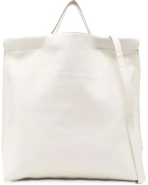Bea Mombaers Large Shopper Tote Bag - White