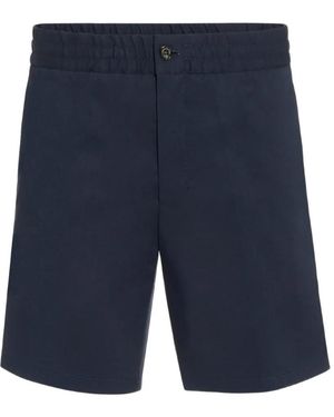 Paolo Pecora Cotton Shorts - Blue