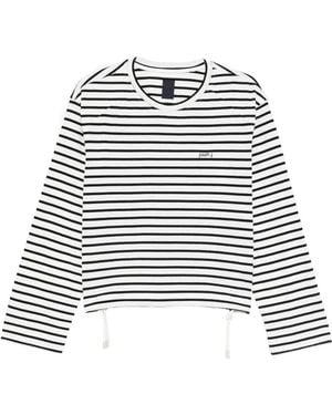 Juun.J Striped T-Shirt - White