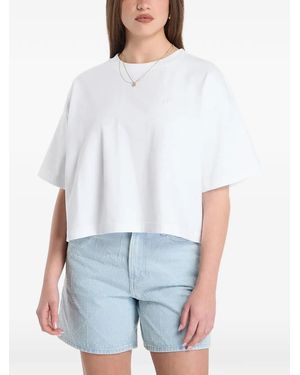 Calvin Klein Floral-Print T-Shirt - White