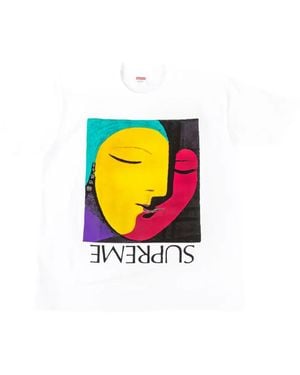 Supreme Cotton Graphic-Print T-Shirt - White
