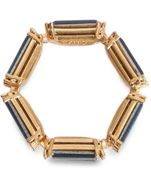 Jil Sander Crystal-Embellished Handcrafted Ring - Metallic