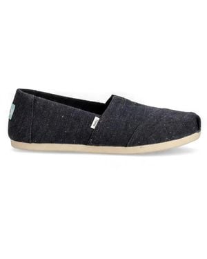 TOMS Logo-Detail Espadrilles - White