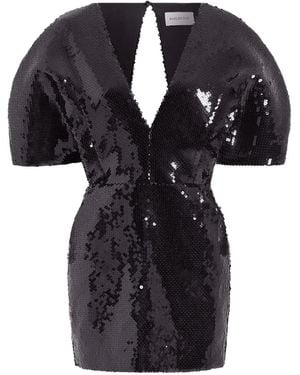 16Arlington Riaura Sequinned Mini Dress - Black