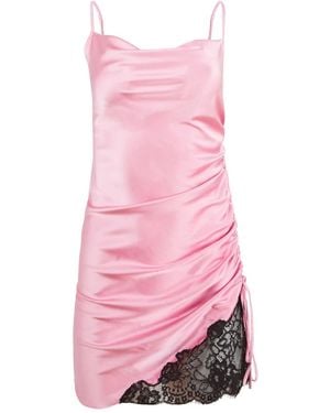 Fleur du Mal Silk-Satin Dress - Pink