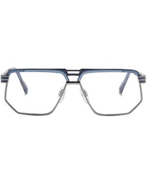 Cazal Occhiali Da Sole Con Montatura Stile Pilota - Blu