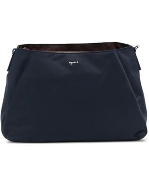 agnès b. Origami Shoulder Bag - Blue