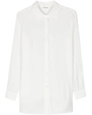 P.A.R.O.S.H. Camicia Sofia Plissettata - Bianco