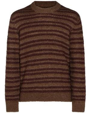 NN07 Pullover Mit Querstreifen - Braun