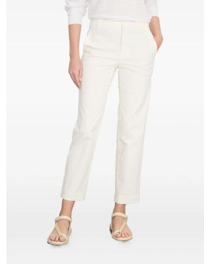Vince Gerade Hose mit Gürtelschlaufen - Weiß