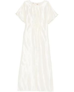 THE GARMENT Kurzärmeliges Porcha Maxikleid - Weiß