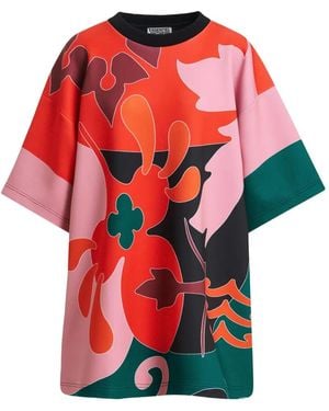 Essentiel Antwerp Klassic Abstract Mini Dress - Red