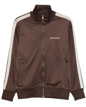Palm Angels Chaqueta Con Logo - Marrón