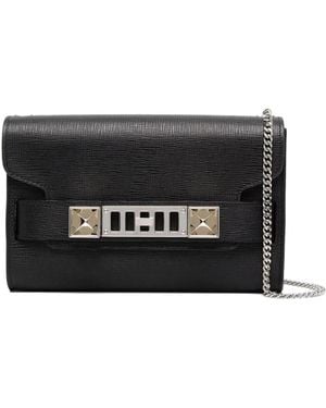 Proenza Schouler Clasp-fastening Chain-strap Clutch Bag - Black
