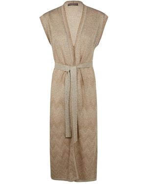 D.exterior Lux Waistcoat - Natural