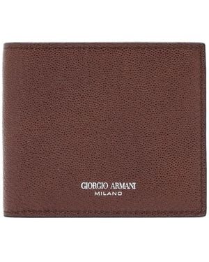 Giorgio Armani Klassisches Kartenetui - Lila