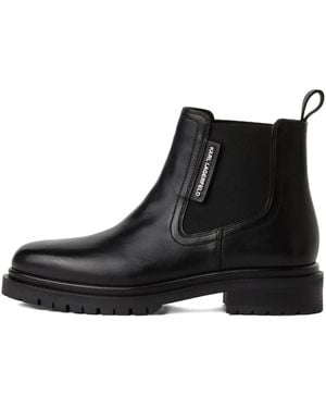 KARL LAGERFELD Binky Ankle Boots - Black