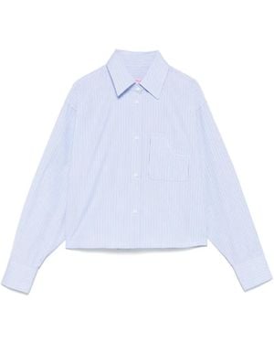 CUANTICO Camicia A Righe - Bianco