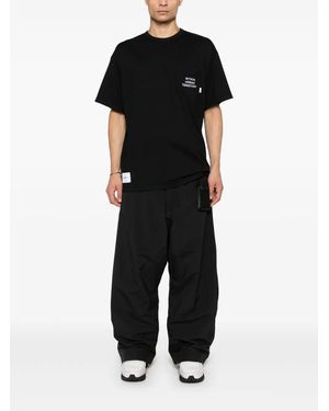 WTAPS ダブルタップス / 20 Embroidered Half Zip Sweat Wtaps 20 Embroidered Half Zip Sweat In Black - 35% Off