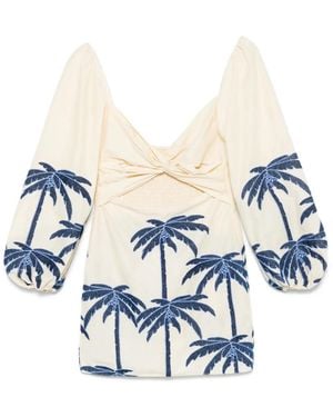 Johanna Ortiz The Power Of The Sea Mini Dress - White