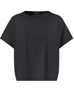 Fabiana Filippi Cap-Sleeve T-Shirt - Blue