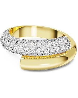 Swarovski Dextera Crystal-Embellished Wrap Ring - Metallic